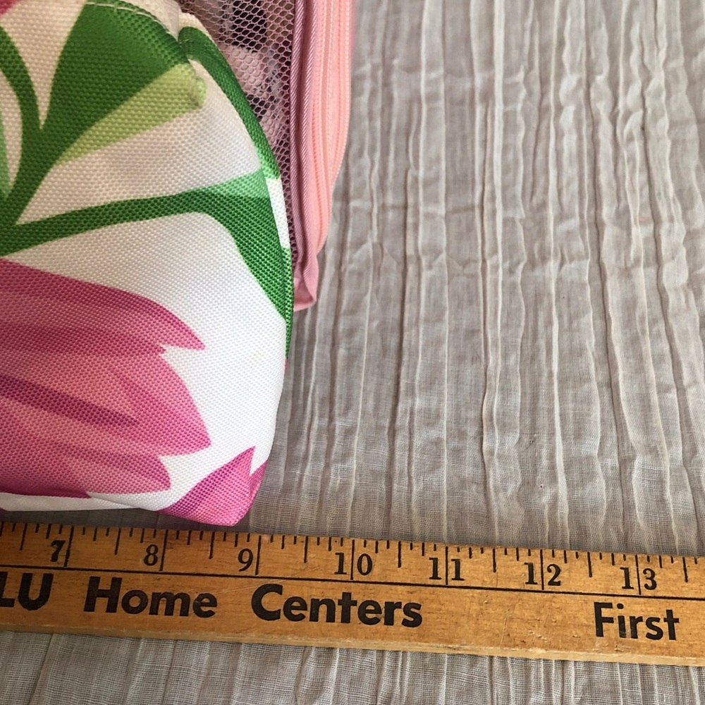PERIEA set of 2 pink ditty bags laundry travel bags & CLINIQUE cosmetic bag NWOT - Picture 14 of 14